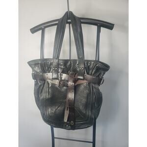 Revel Womens Purse Black Leather